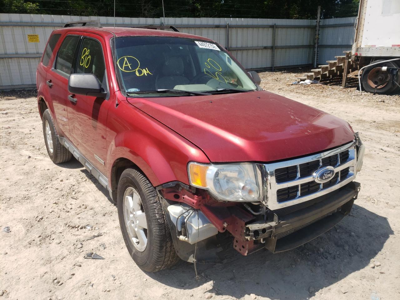 Photo 11 from auction – 2008 FORD ESCAPE XLT with VIN 1FMCU03Z68KA09969
