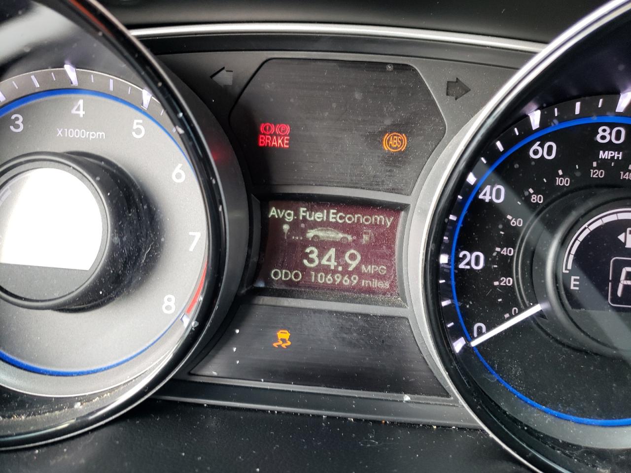Photo 8 from auction – 2014 HYUNDAI SONATA GLS with VIN 5NPEB4AC8EH828470