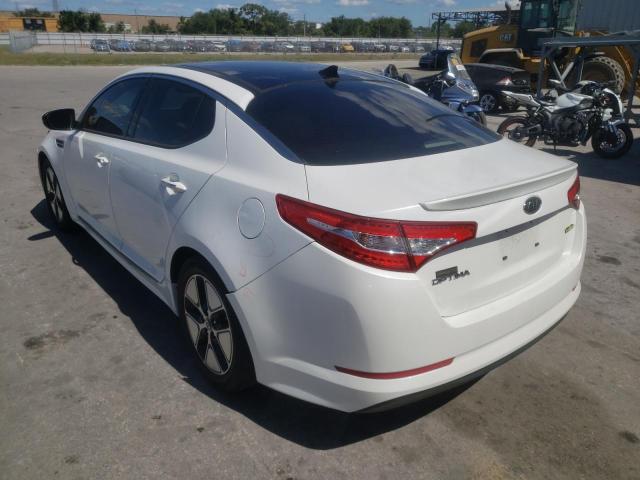 Photo 3 from auction – 2012 KIA OPTIMA HYB with VIN KNAGM4AD3C5009355