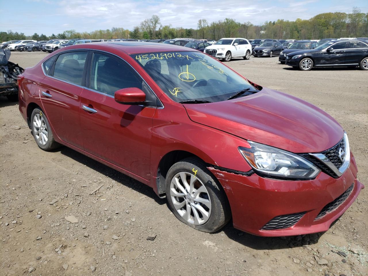 NISSAN SENTRA S 2017 with VIN 3N1AB7AP2HY215497 - Photo from auction