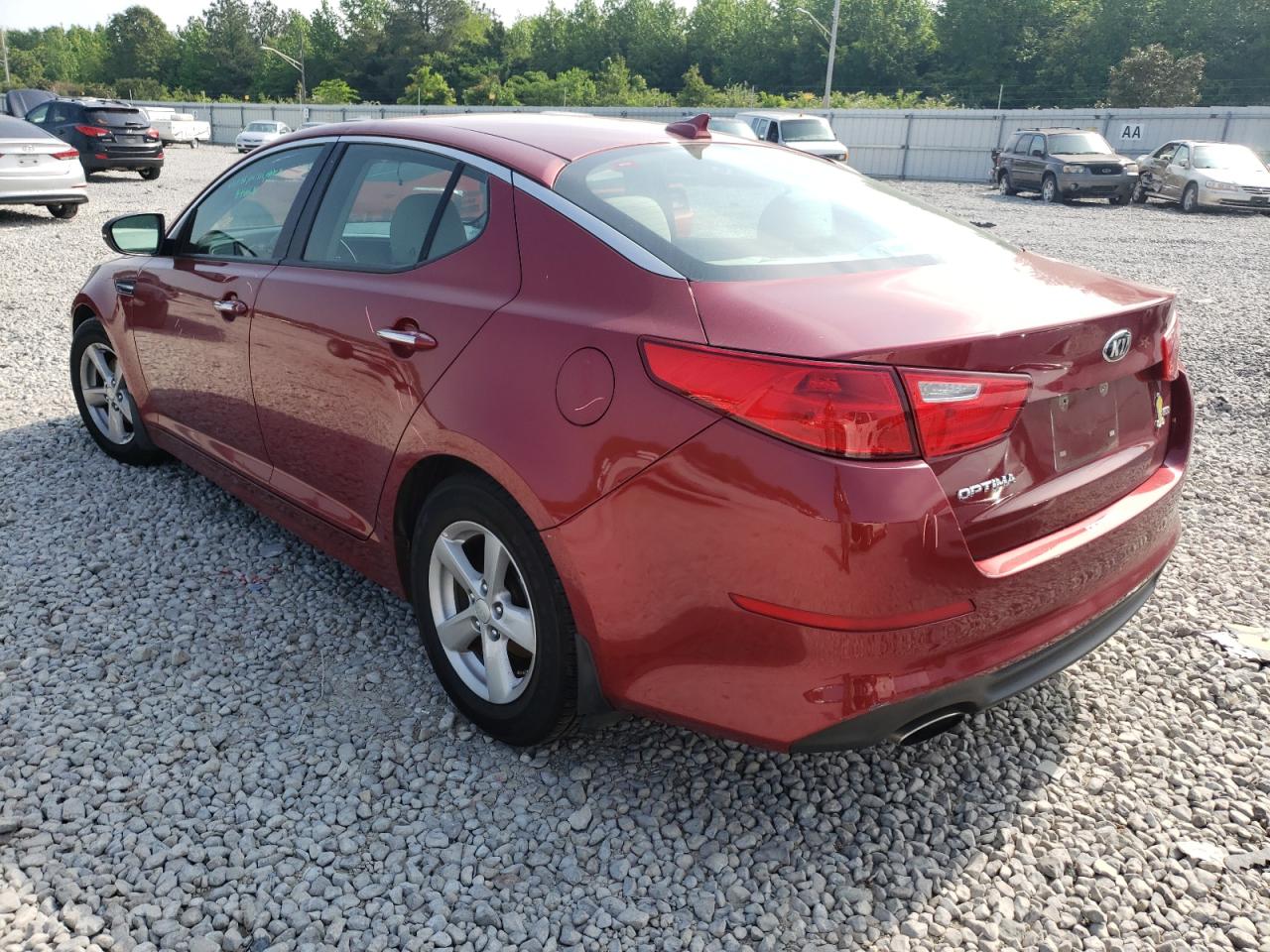 Photo 3 from auction – 2014 KIA OPTIMA LX with VIN 5XXGM4A70EG282779