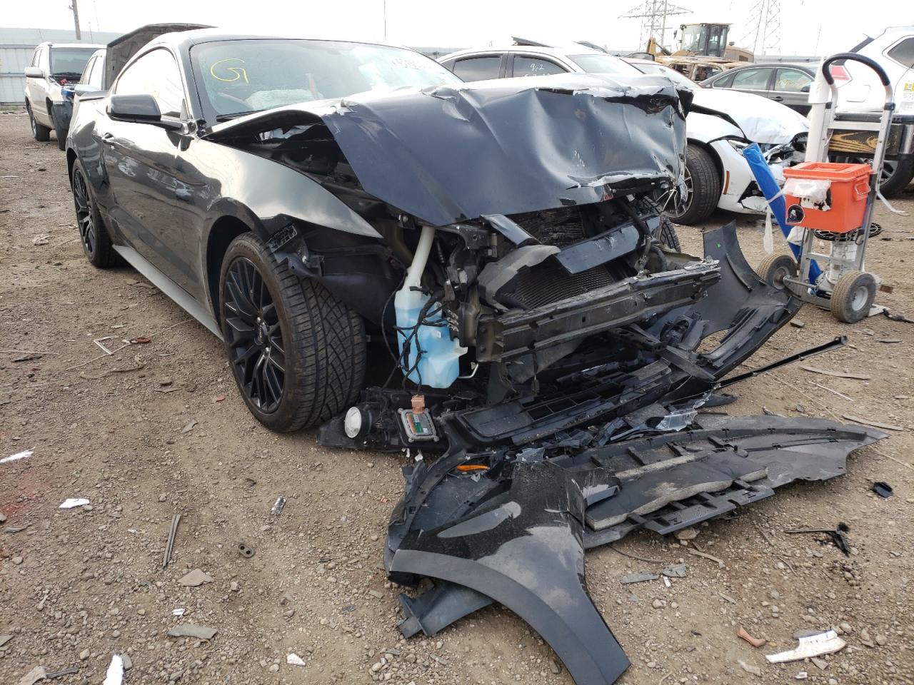 FORD MUSTANG 2015 with VIN 1FA6P8AM2F5417627 - Photo from auction