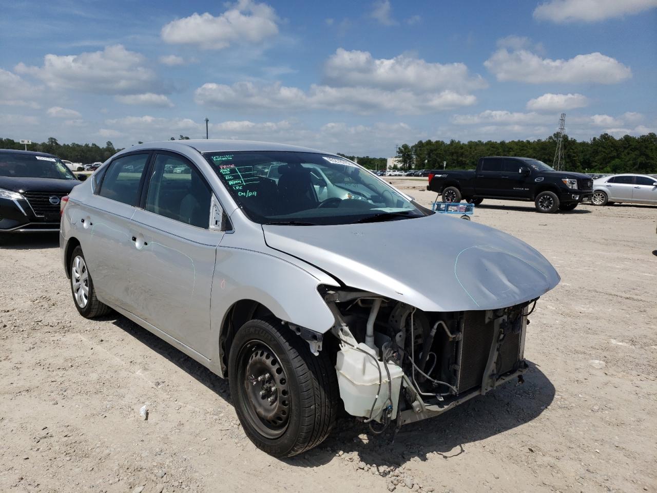NISSAN SENTRA S 2014 with VIN 3N1AB7AP4EY247864 - Photo from auction
