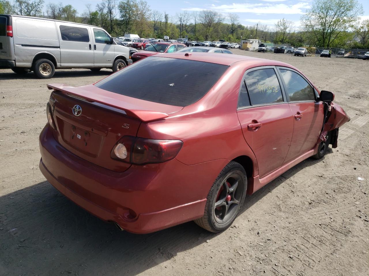 Photo 4 from auction – 2009 TOYOTA COROLLA BA with VIN 2T1BU40E99C175446