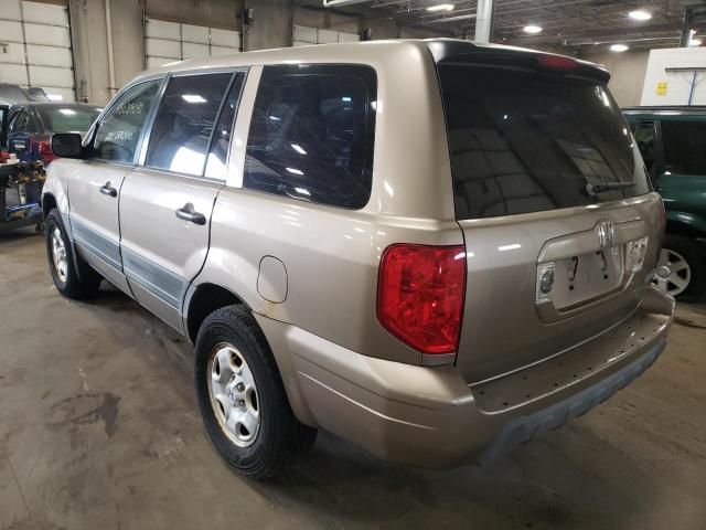 Photo 3 from auction – 2003 HONDA PILOT LX with VIN 2HKYF181X3H535042