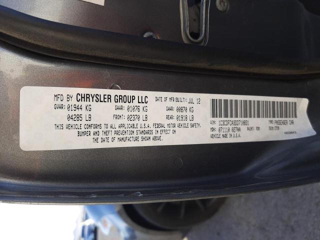 Photo 10 from auction – 2013 DODGE DART LIMIT with VIN 1C3CDFCA3DD710831