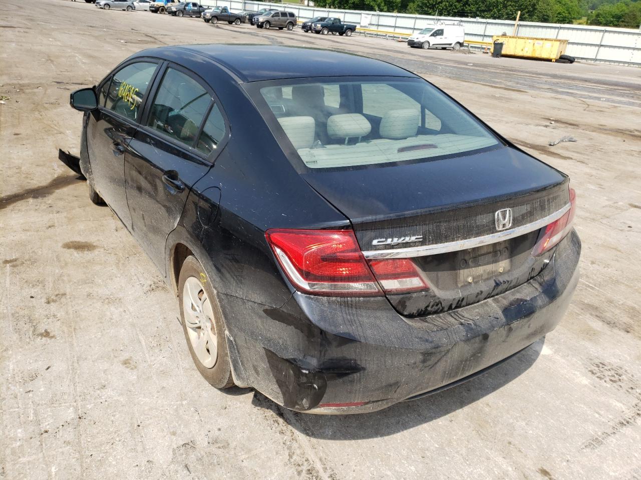 Photo 3 from auction – 2013 HONDA CIVIC LX with VIN 19XFB2F54DE010367
