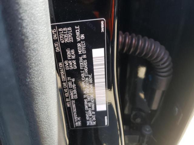 Photo 10 from auction – 2016 VOLVO S60 PREMIE with VIN YV1612TK3G2390732