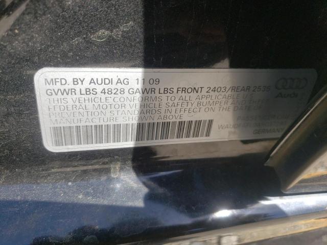 Photo 10 from auction – 2010 AUDI A4 PREMIUM with VIN WAUDFAFL0AN037283