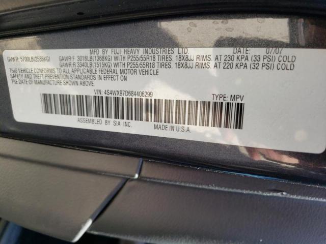 Photo 10 from auction – 2008 SUBARU TRIBECA LI with VIN 4S4WX97D684406299