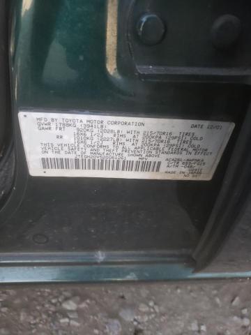 Photo 10 from auction – 2002 TOYOTA RAV4 with VIN JTEGH20V520061261