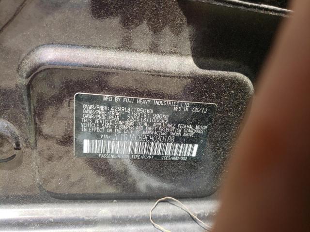 Photo 10 from auction – 2012 SUBARU IMPREZA PR with VIN JF1GJAC69CH030188