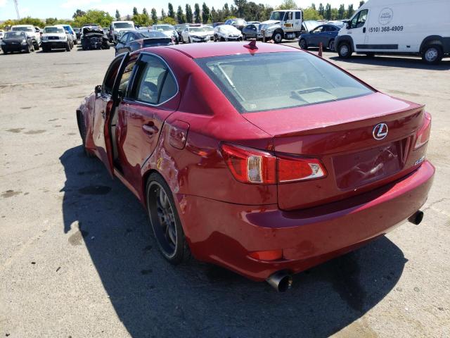 Photo 3 from auction – 2012 LEXUS IS 250 with VIN JTHBF5C24C5169333