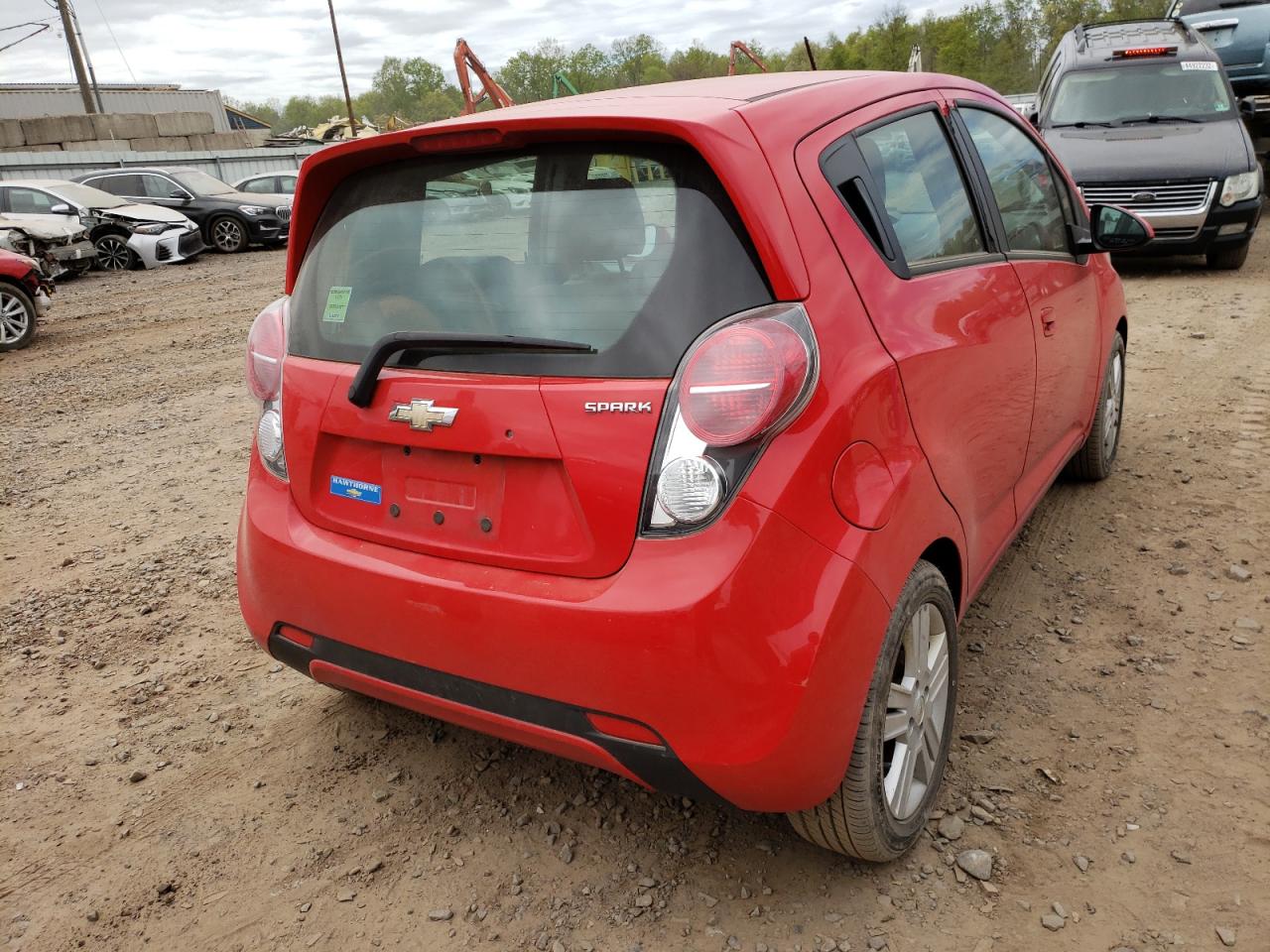 Photo 4 from auction – 2014 CHEVROLET SPARK 1LT with VIN KL8CD6S99EC578337