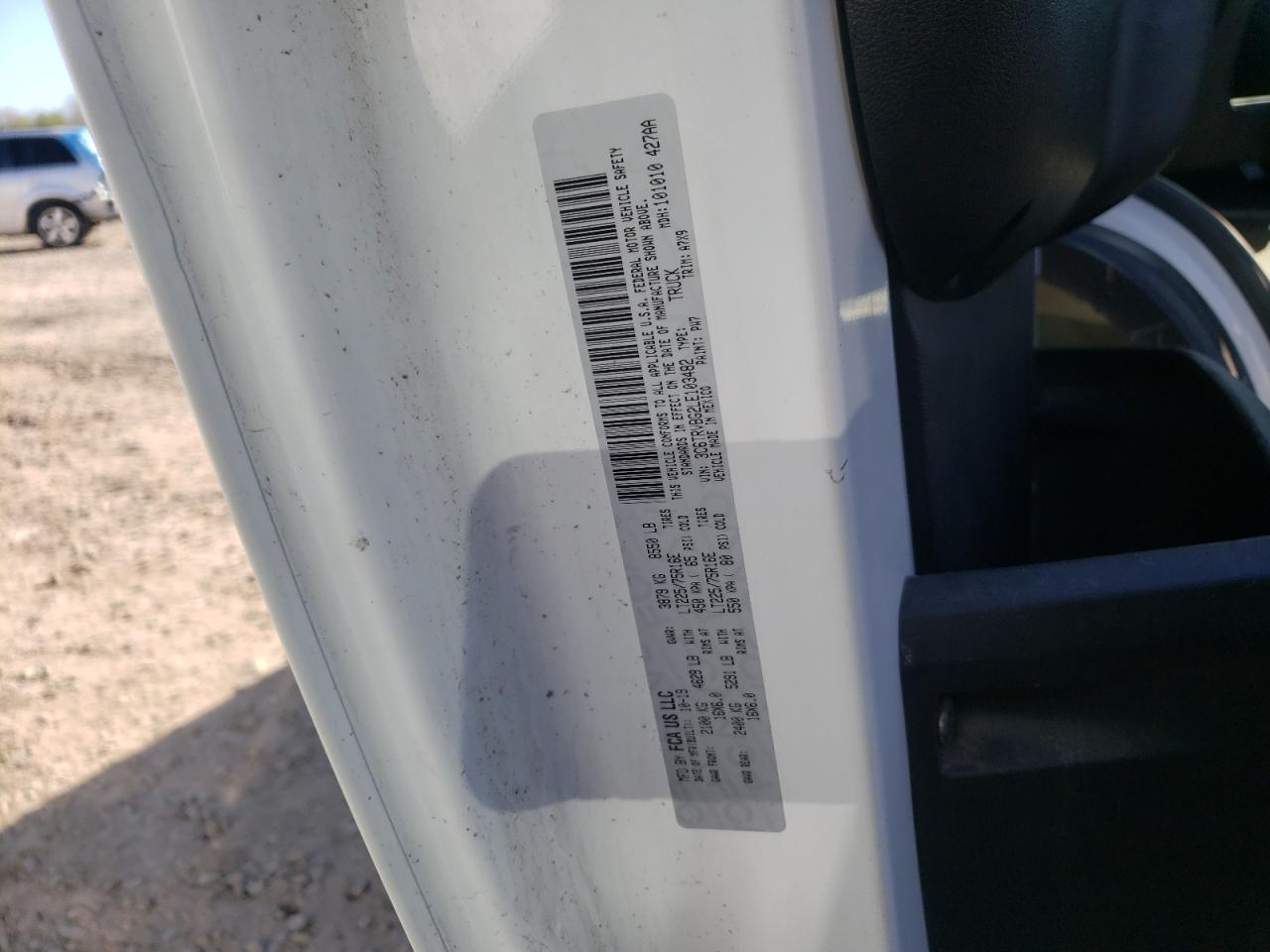 Photo 10 from auction – 2020 RAM PROMASTER with VIN 3C6TRVBG2LE103482