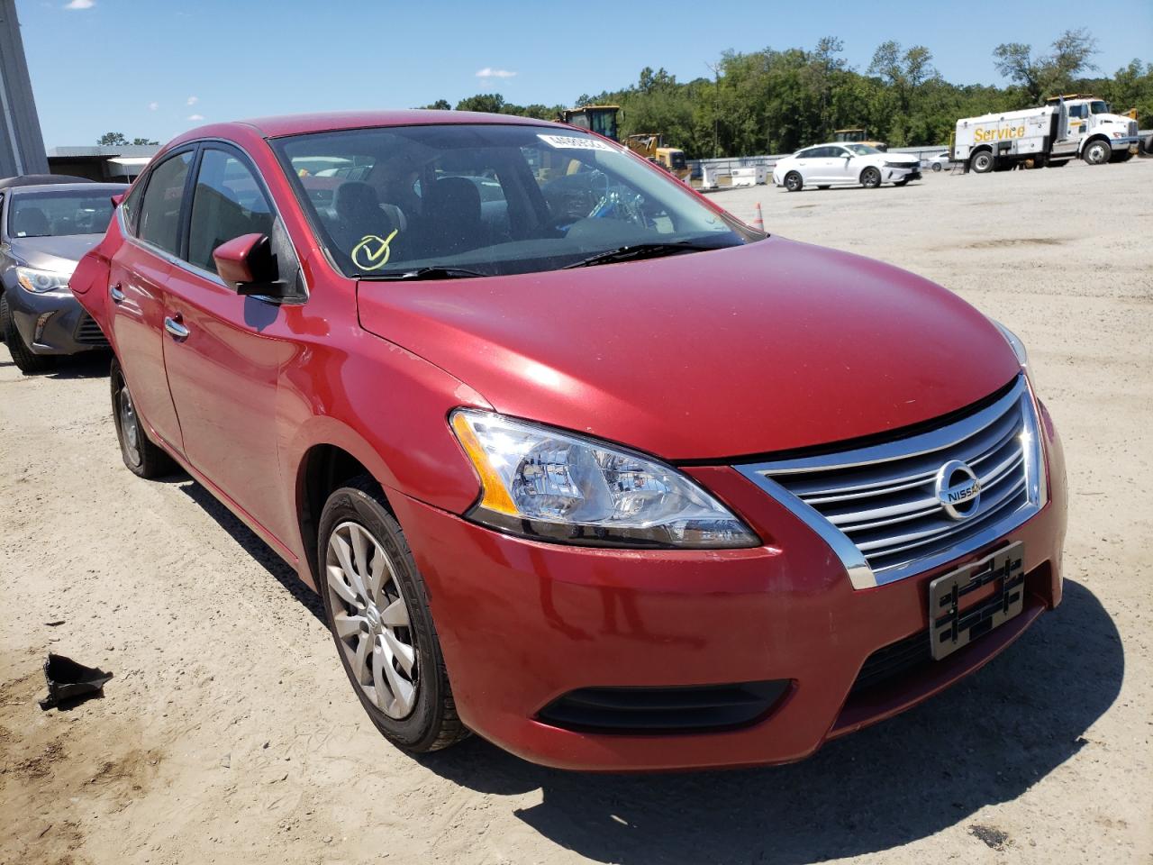 Photo 1 from auction – 2013 NISSAN SENTRA S with VIN 3N1AB7AP2DL694981