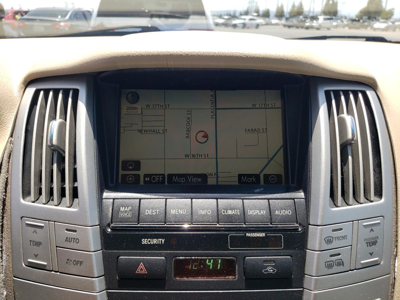 Photo 9 from auction – 2008 LEXUS RX 350 with VIN 2T2GK31U28C032389