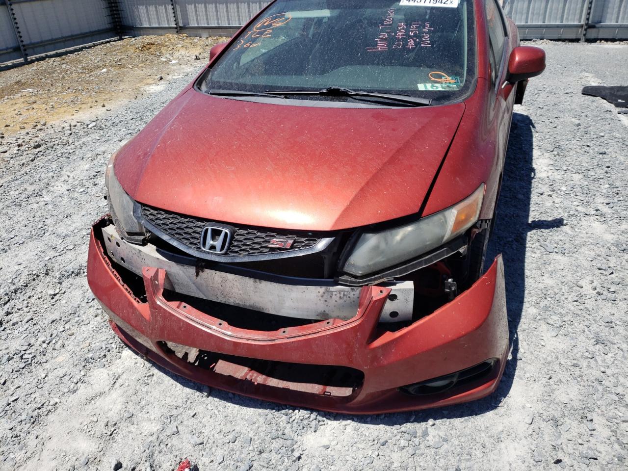 Photo 10 from auction – 2012 HONDA CIVIC SI with VIN 2HGFG4A56CH706155