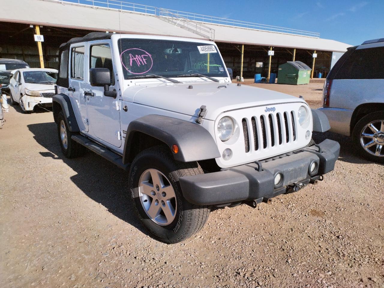 Photo 9 from auction – 2014 JEEP WRANGLER U with VIN 1C4BJWDG6EL155643
