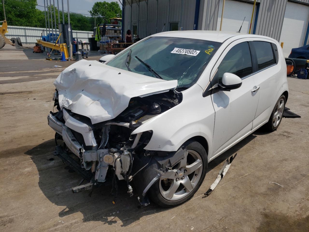 Photo 2 from auction – 2012 CHEVROLET SONIC LTZ with VIN 1G1JE6SH5C4147769