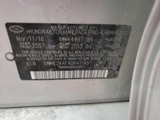 Photo 10 from auction – 2016 HYUNDAI SONATA SE with VIN 5NPE24AF4GH411487