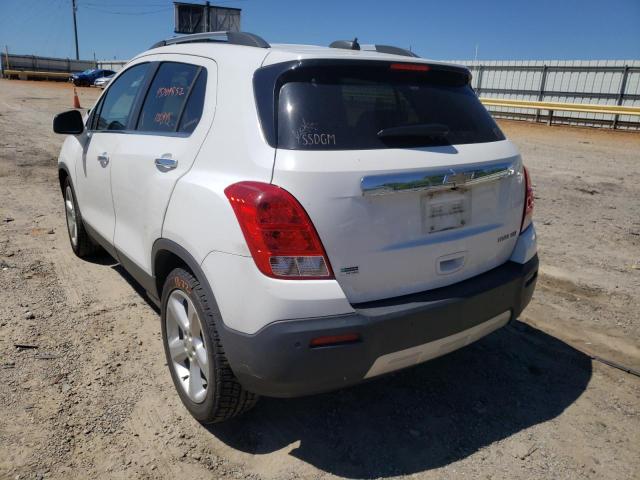 Photo 3 from auction – 2016 CHEVROLET TRAX LTZ with VIN 3GNCJMSB5GL204829