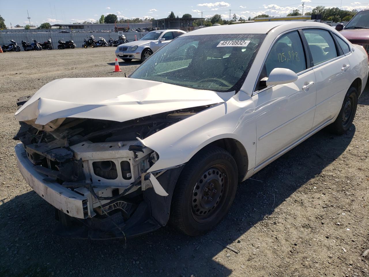 Photo 2 from auction – 2008 CHEVROLET IMPALA LS with VIN 2G1WB55N481206484