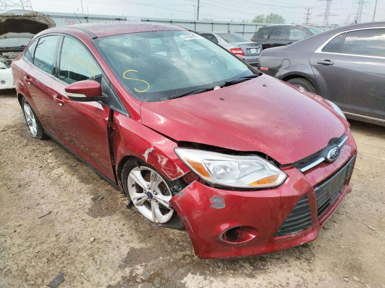 FORD FOCUS SE 2014 with VIN 1FADP3F20EL340350 - Photo from auction