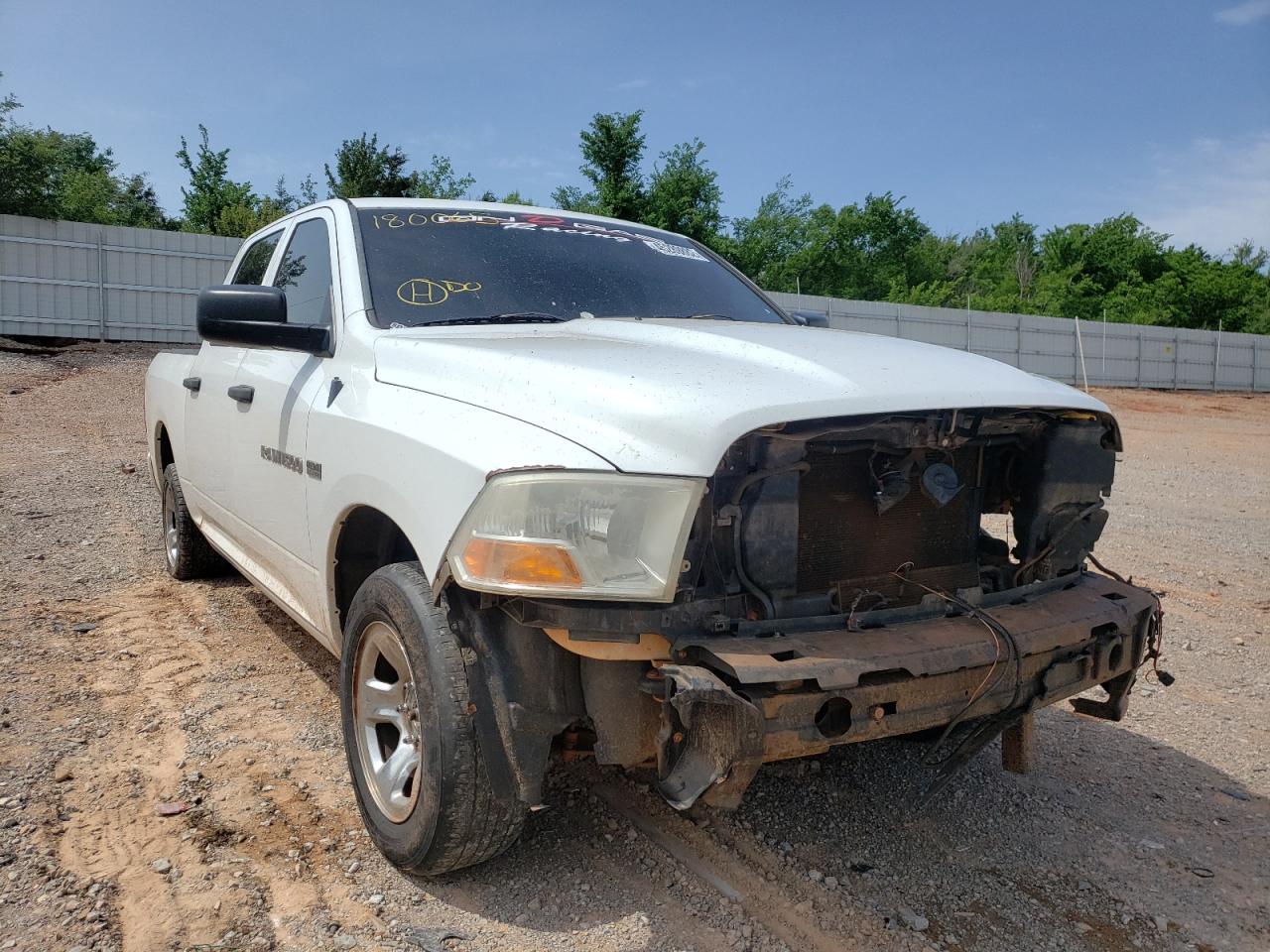 DODGE RAM 1500 S 2012 with VIN 1C6RD7KTXCS180065 - Photo from auction