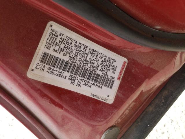 Photo 10 from auction – 1995 TOYOTA CAMRY LE with VIN JT2GK12E9S0103582