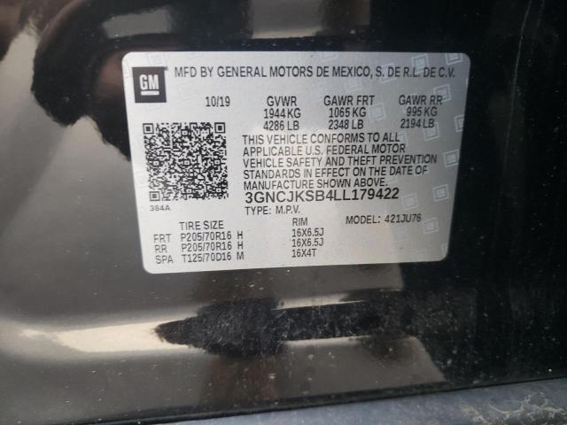 Photo 10 from auction – 2020 CHEVROLET TRAX LS with VIN 3GNCJKSB4LL179422