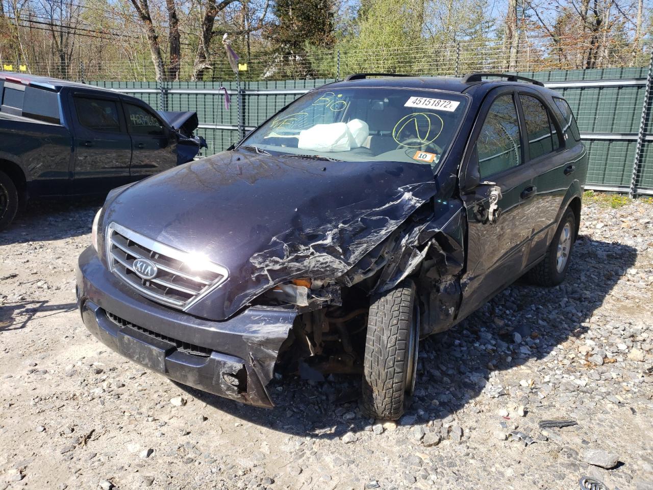 Photo 2 from auction – 2008 KIA SORENTO EX with VIN KNDJD735185836469