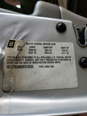Photo 10 from auction – 2005 CHEVROLET MALIBU MAX with VIN 1G1ZT62885F313332