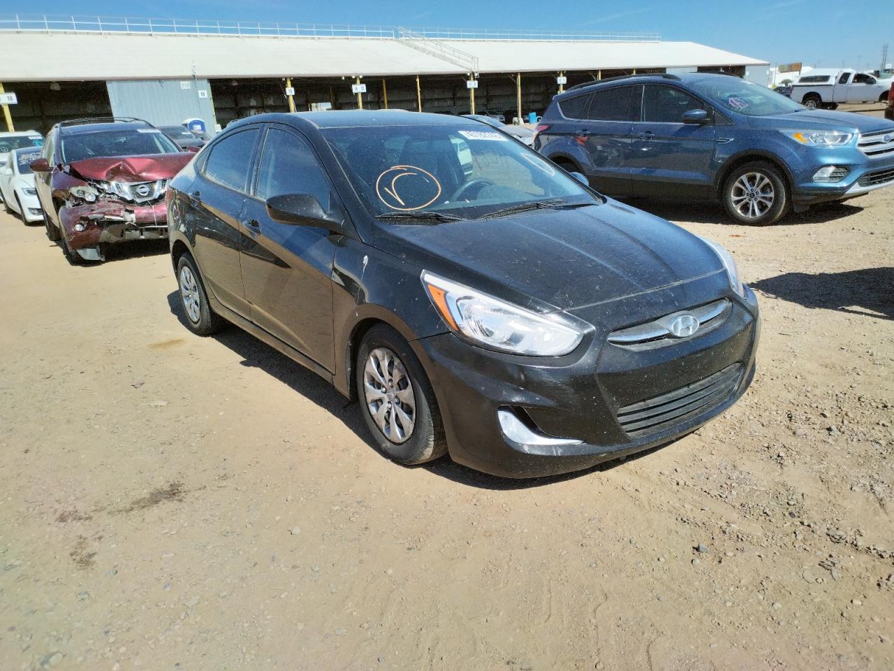 HYUNDAI ACCENT SE 2017 with VIN KMHCT4AE9HU273119 - Photo from auction