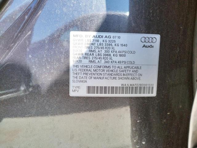 Photo 10 from auction – 2011 AUDI Q7 PREMIUM with VIN WA1LMAFE2BD001330
