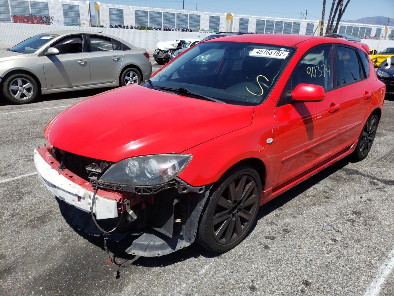 Photo 2 from auction – 2008 MAZDA SPEED 3 with VIN JM1BK34L781854577