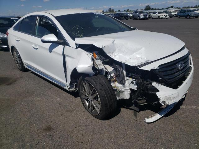 HYUNDAI SONATA SPO 2017 with VIN 5NPE34AB4HH467666 - Photo from auction