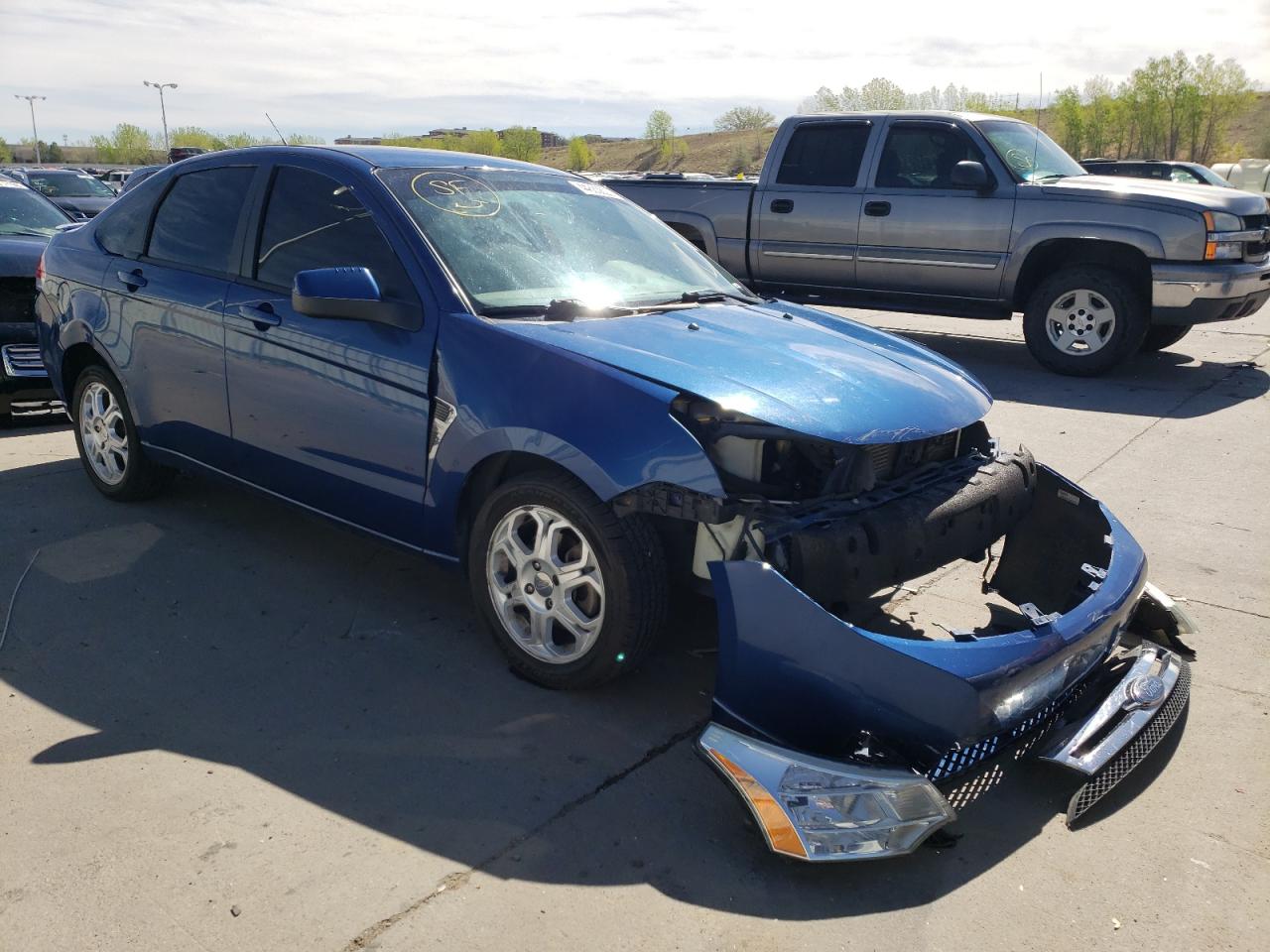 FORD FOCUS SE 2008 with VIN 1FAHP35N58W159387 - Photo from auction