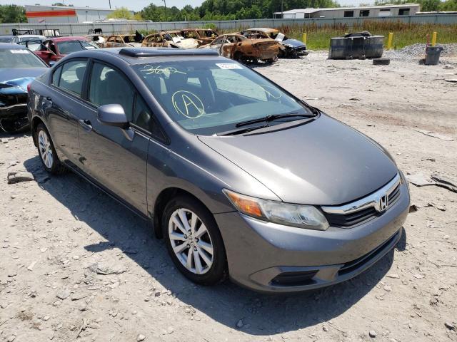 HONDA CIVIC EX 2012 with VIN 2HGFB2F88CH524186 - Photo from auction