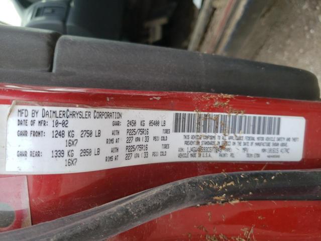 Photo 10 from auction – 2003 JEEP GRAND CHER with VIN 1J4GW48S93C577049