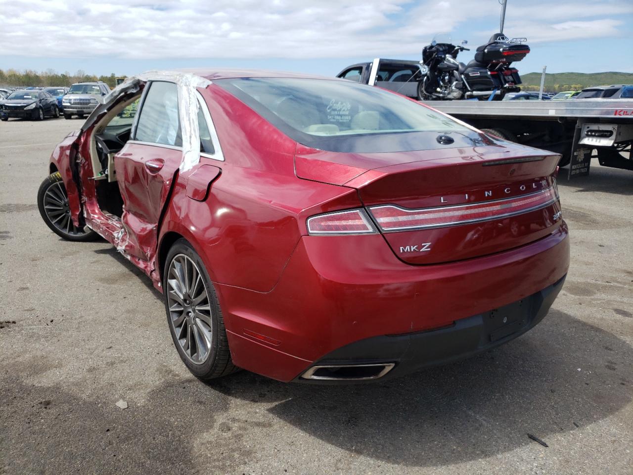 Photo 3 from auction – 2013 LINCOLN MKZ with VIN 3LN6L2J90DR805976