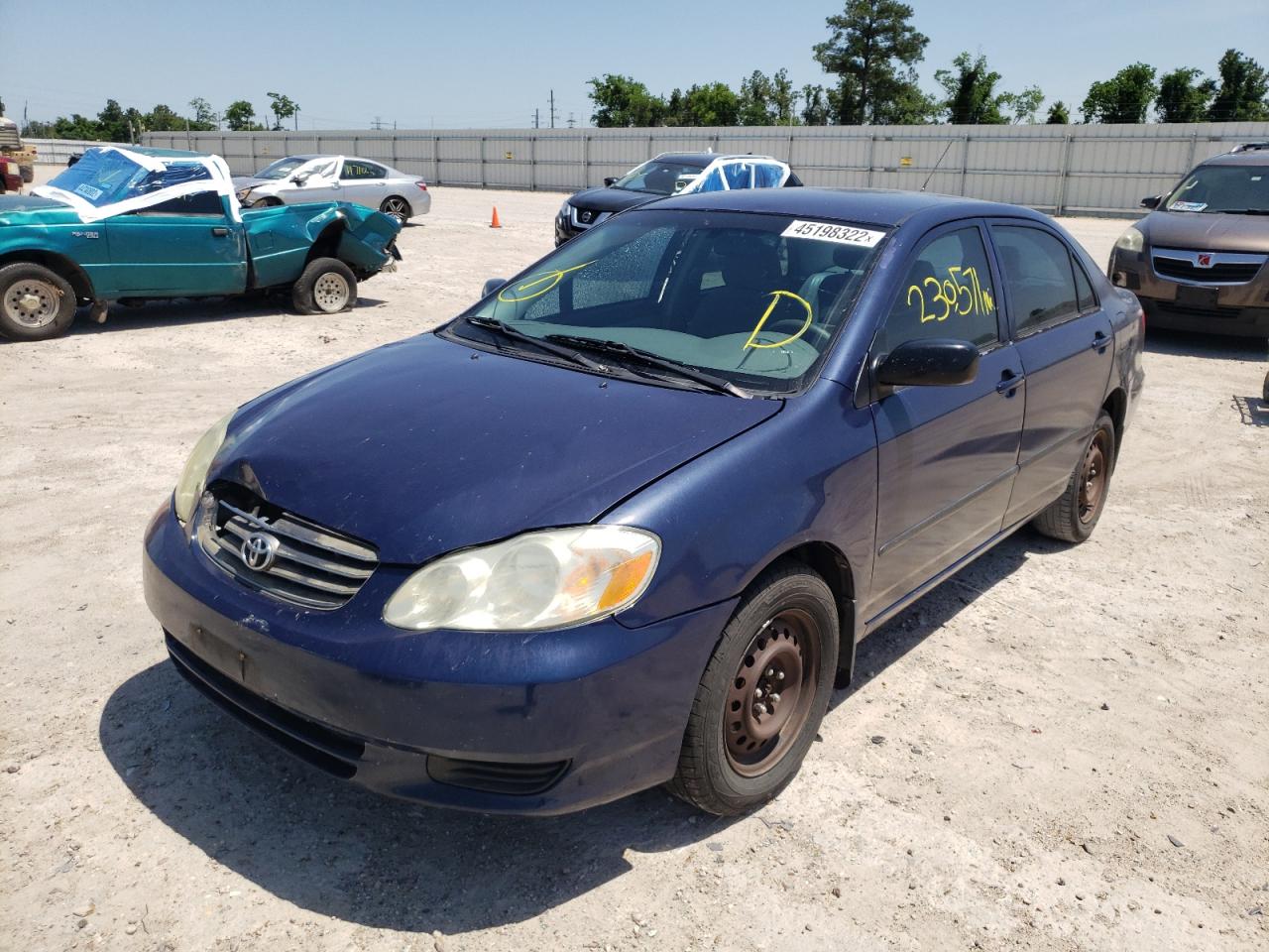 Photo 2 from auction – 2003 TOYOTA COROLLA CE with VIN 1NXBR32E43Z167818