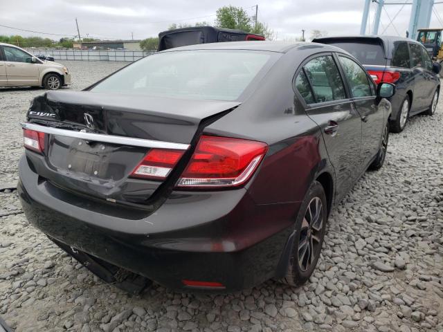Photo 4 from auction – 2013 HONDA CIVIC EX with VIN 19XFB2F89DE215810
