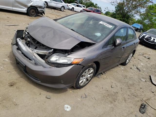 Photo 2 from auction – 2012 HONDA CIVIC LX with VIN 19XFB2F52CE336103