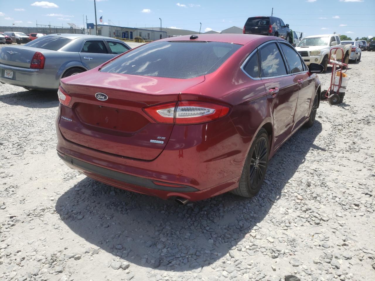 Photo 4 from auction – 2016 FORD FUSION SE with VIN 3FA6P0HD4GR297612