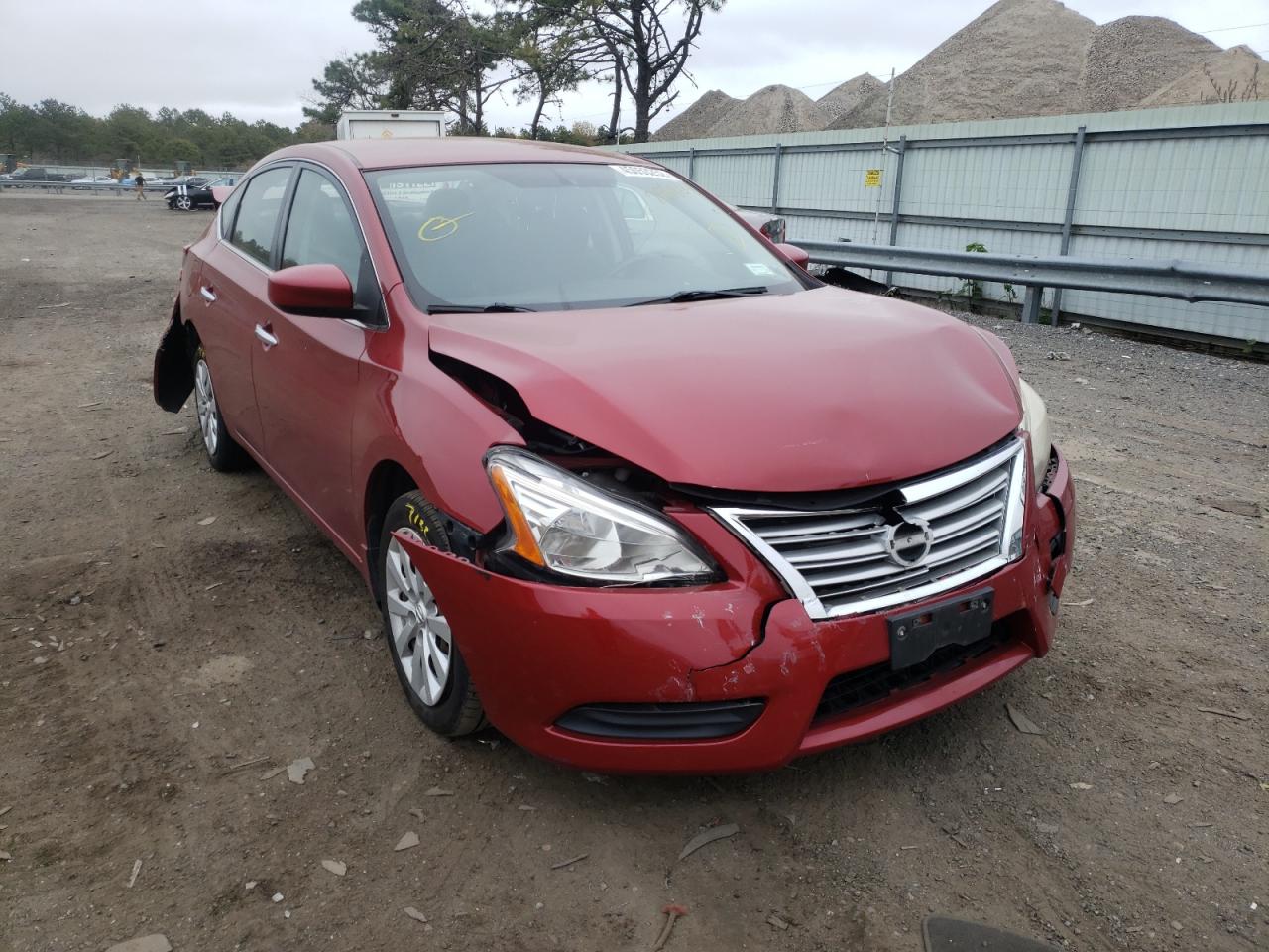 NISSAN SENTRA S 2014 with VIN 3N1AB7AP7EY296864 - Photo from auction