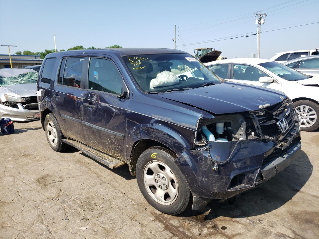 Фото 9 с аукциона – 2012 HONDA PILOT LX с VIN 5FNYF3H26CB002561