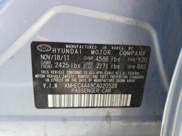 Photo 10 from auction – 2012 HYUNDAI SONATA HYB with VIN KMHEC4A48CA020528