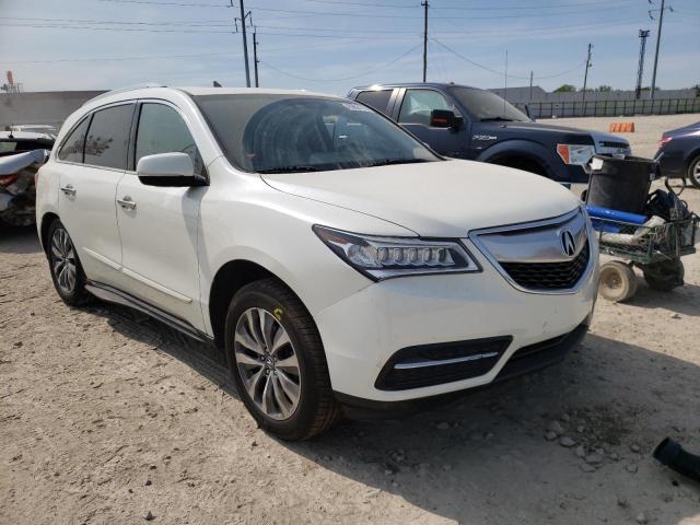 ACURA MDX TECHNO 2014 with VIN 5FRYD4H4XEB030927 - Photo from auction