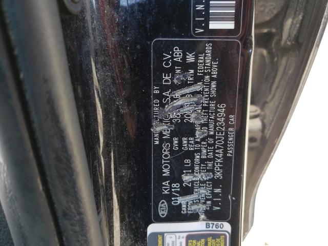 Photo 10 from auction – 2018 KIA FORTE LX with VIN 3KPFK4A70JE234946
